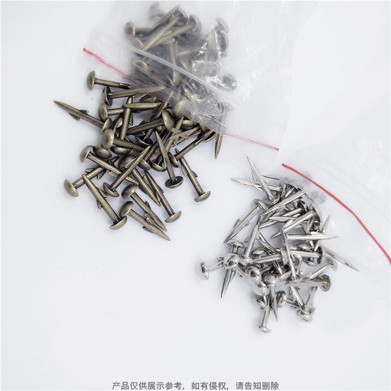 Factory direct custom shaped specifications sand nail shoes metal zinc alloy shoe nail decorative nail