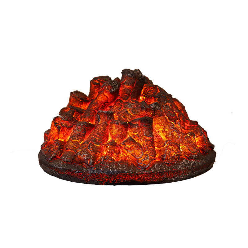 European heating wall decoration charcoal hotel bar living room with electronic simulation fireplace heating decoration charcoal