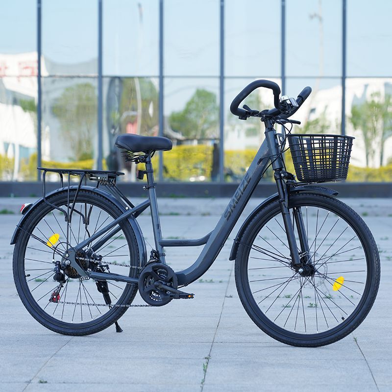 Велосипед Shengmeize для взрослых для дальних поездок с переменной скоростью, амортизирующий, 26 дюймов