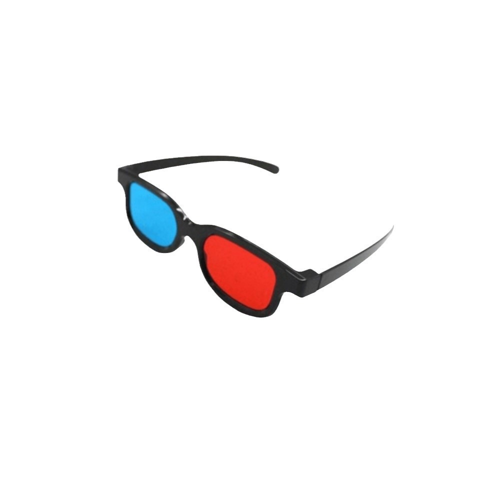 Red and Blue 3D Glasses Clip-On Stereo Film Viewing Special Polarized Kidsren and Adults Cinema Glasses Naked Eye 3D Wholesale