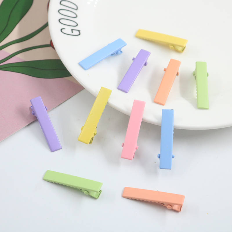 3.2cm Mini Korean-style Frosted Duckbill Clip Handmade Hairpin Children's Colorful Clip diy Hairpin Small Other Hair