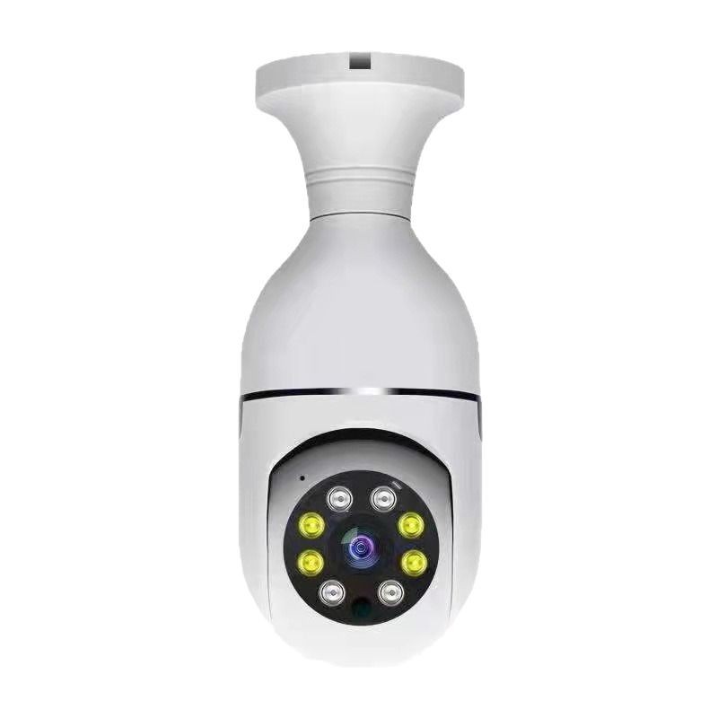 E27 bulb monitor wireless network 2.4GWiFi indoor and outdoor panoramic smart HD lamp head camera head