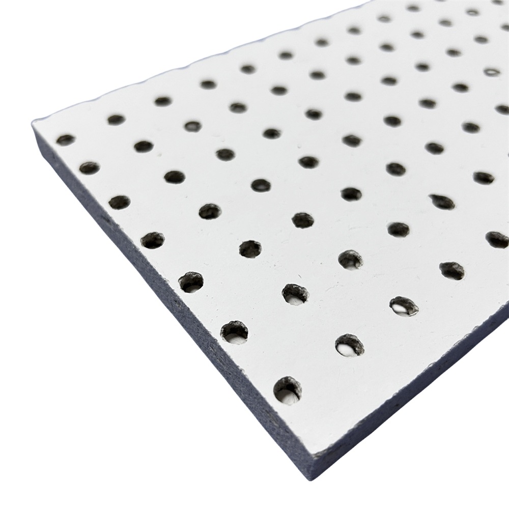 Night West Lake Glacier Perforated Mineral Wool Board Living Room Ceiling Office Flame Retardant Sound Insulation Board Ceiling Material