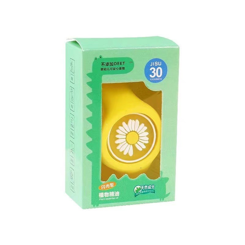 Children's Luminous Anti-Mosquito Bracelet Boxed Cartoon Flash Anti-Bite Artifact Carry-On Bracelet New Wholesale