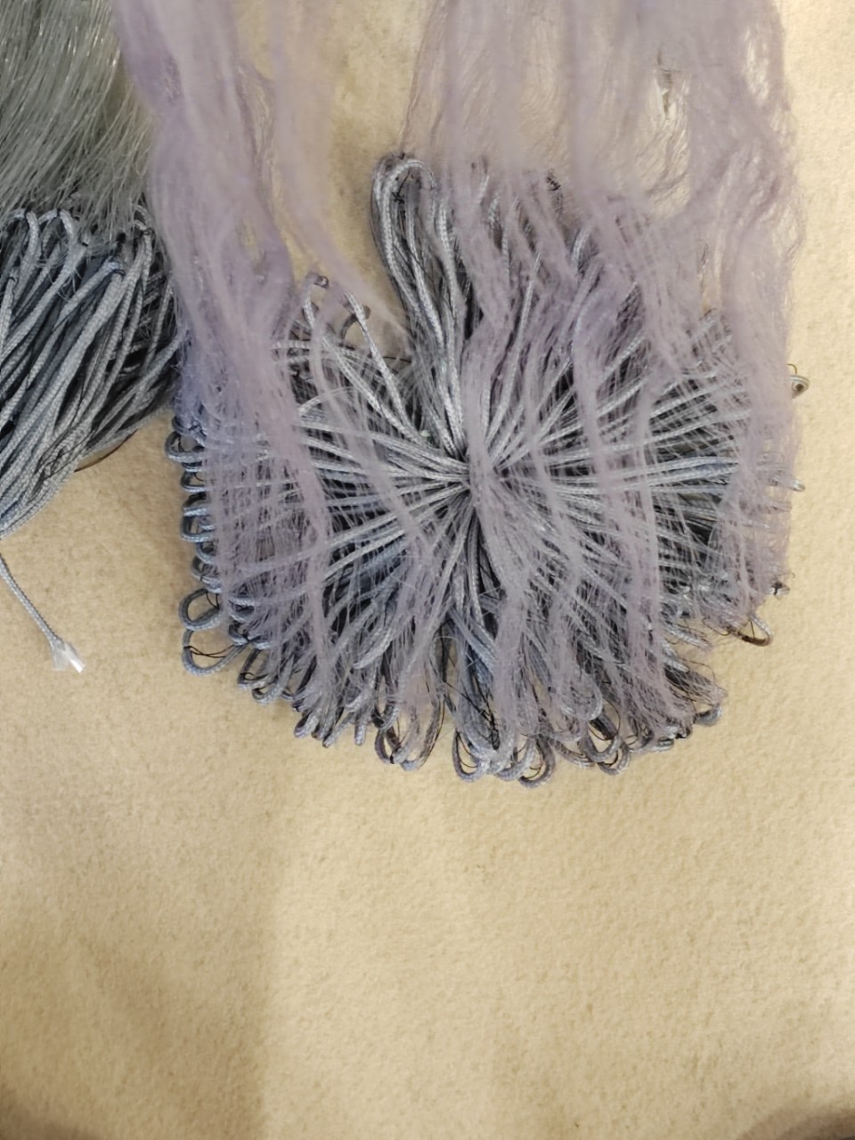 Three-Layer Fishing Net with Weighted Rope, Imported Silk Three-Layer Sinking Net for Fishing