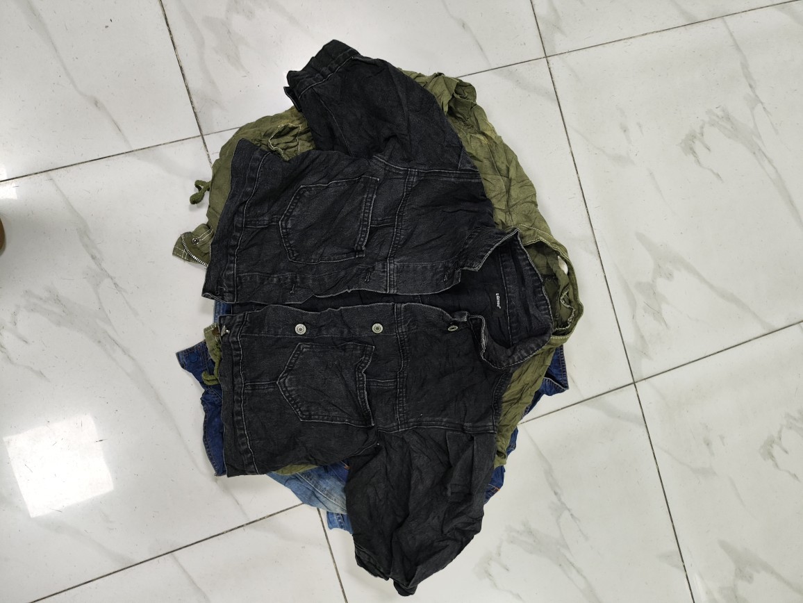 Second-Hand Clothes Old Denim Jacket C Student Korean Style Loose Jacket Spring and Autum New Fashion Denim Clothing Wholesale
