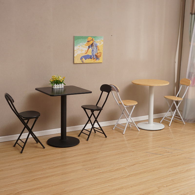 Negotiation Table Small Table Round Table Coffee Table Dining Table and Chair Combination Simple Modern Coffee Table Round Balcony Dining Table Bar