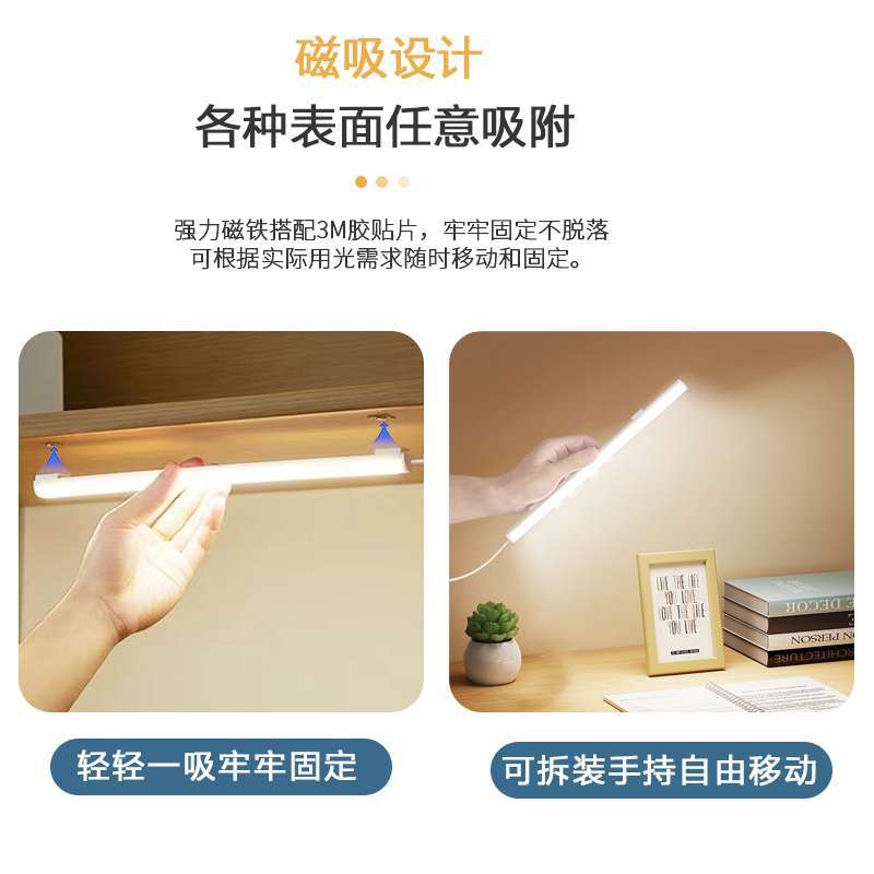 Cool Lamp USB Eye Protection Study Lamp Student Dormitory Special Lamp Desk Dormitory Magnetic Night Light Reading Desk Lamp