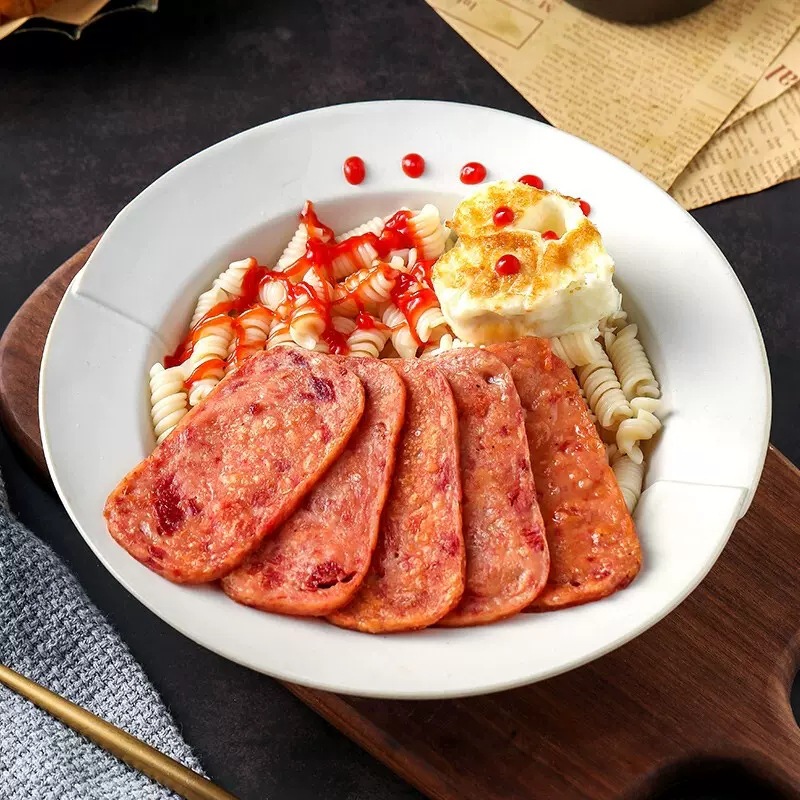 COFCO Merlin Ham Luncheon Meat Canned 340g Meat Stocking Cooked Food Reserve Food Wholesale Hot Pot Companion
