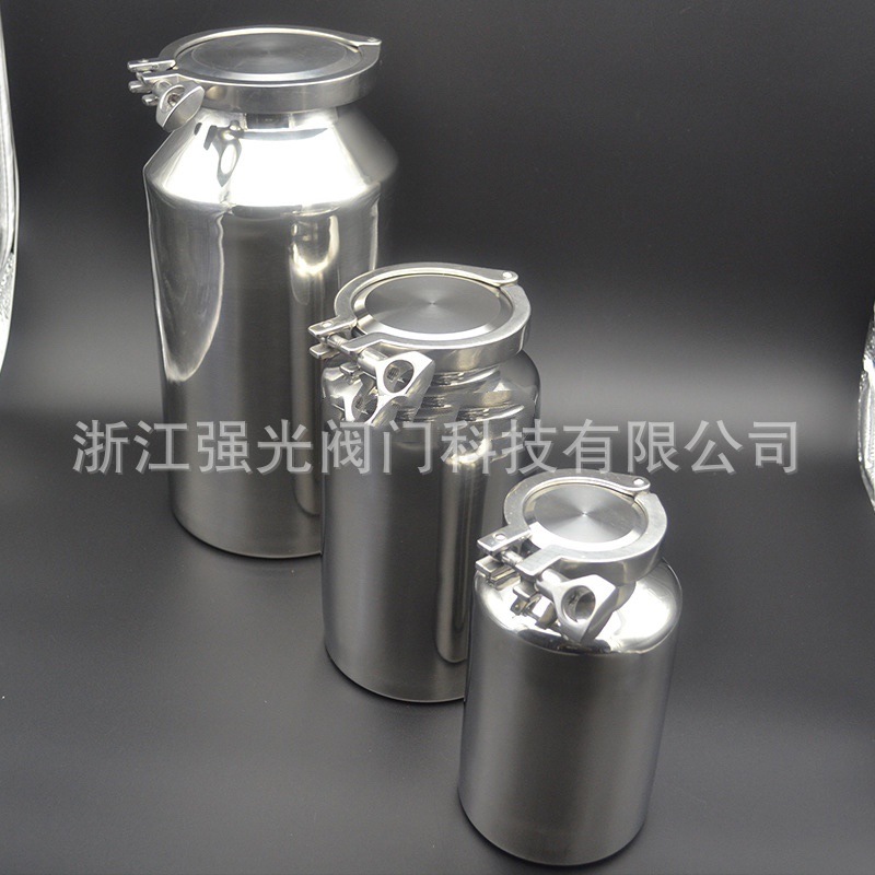 Санитарная медицинская бутылка, быстрое крепление с зажимом, медицинская бутылка из нержавеющей стали 304/316, резервуар для медицинских жидкостей