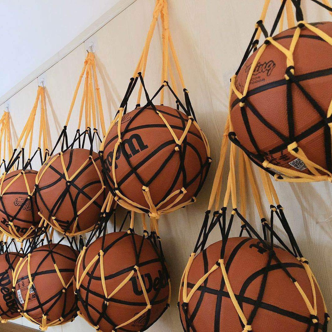 Удлиненная сумка для баскетбольной сетки, портативная сумка для мячей