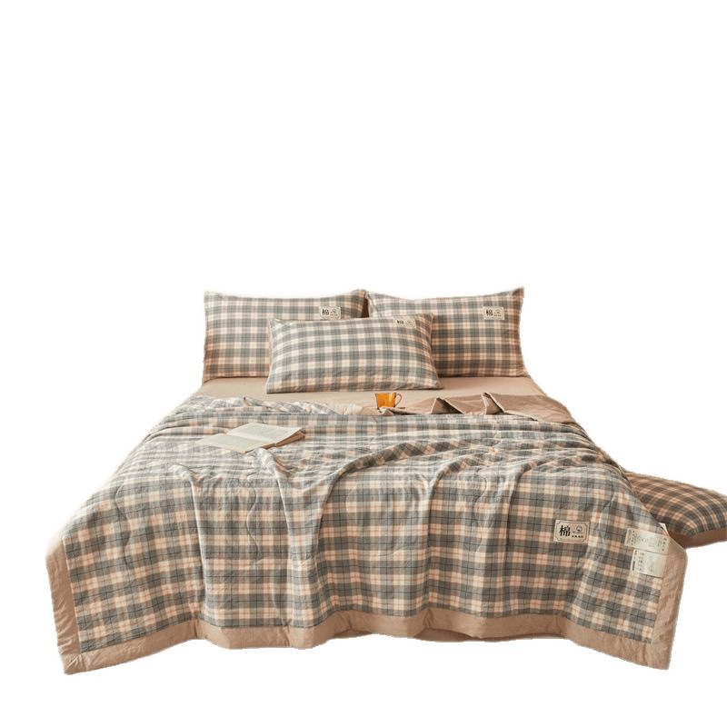 Xinjiang Cotton Pure Cotton Summer Quilt 100 Cotton Machine Washable Air-Conditioned Quilt Spring & Fall Single Summer Thin Quilt