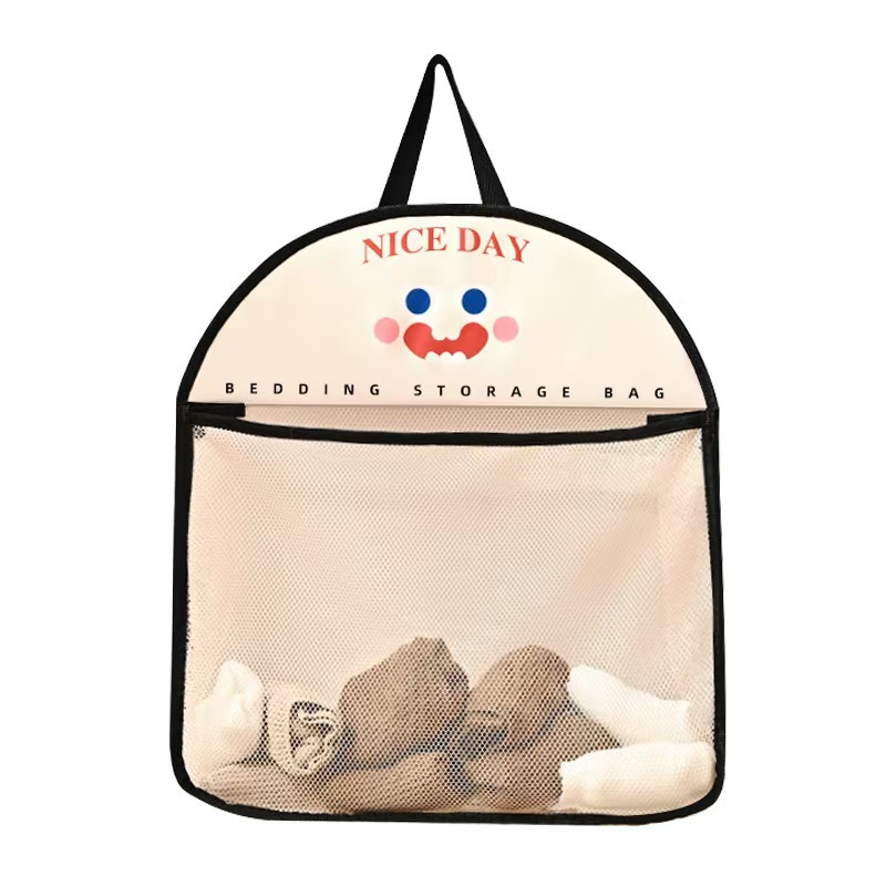 Underwear Storage Bag Wall-mounted Storage Hanging Bag Wardrobe Door Rear Underwear Socks Storage Bag Multifunctional Clothes Net Pocket