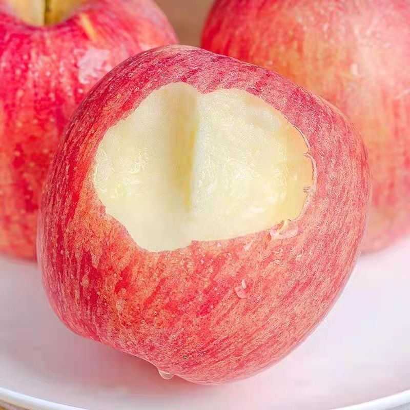 All-Year Shaanxi Luochuan Red Fuji Apple Fruit Fresh Seasonal Whole Box Crisp, Sweet and Juicy Free Shipping