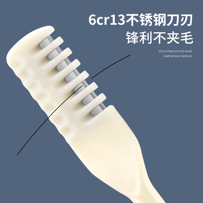 One Piece Minimum Batch Double-Headed Nose Hair Scraper Manual Nostril Cleaning Nose Hair Trimmer Small Scissors for Men and Women