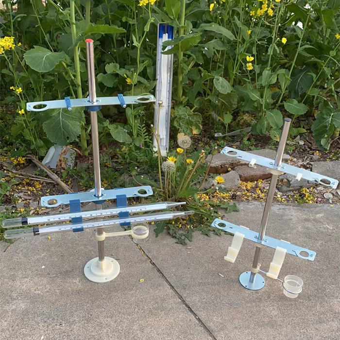 Outdoor meteorological louver box and bracket four-sided hundred-page box J03022 observation school geography field environment in stock