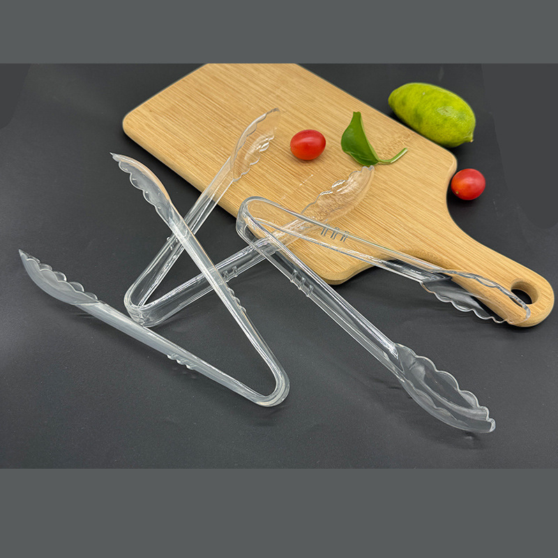 Pc Food Clips Transparent Acrylic Bread Clips Multi-Purpose Spicy Cake Bread Baking Buffet Clips