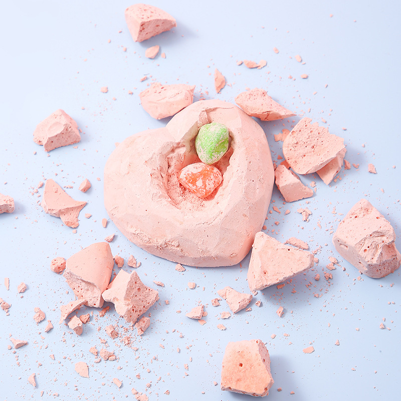 Archaeological excavation love gem creative children's educational handmade DIY toys wholesale kindergarten exploration handmade workshop