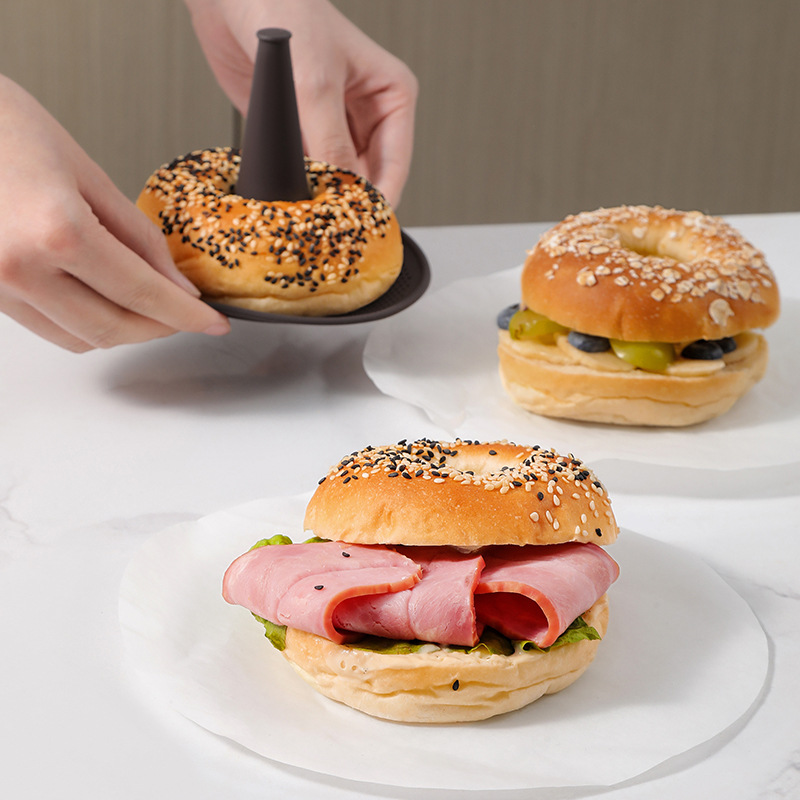 2024 New Baking Mold 6-Piece Set Bread Donut Silicone Mold Baking Cake Mousse Pudding Mold