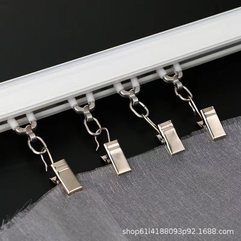 Curtain Clip Buckle 430 Stainless Steel Clip Hook Accessories Strong Shower Curtain Clip Load-bearing Thickened Old-fashioned Curtain