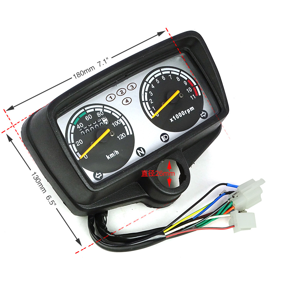 Wholesale Motorcycle Instrument Motorcycle Accessories Cg125/Tmx125 Instrument Speedometer Code Meter Mechanical Meter Assembly