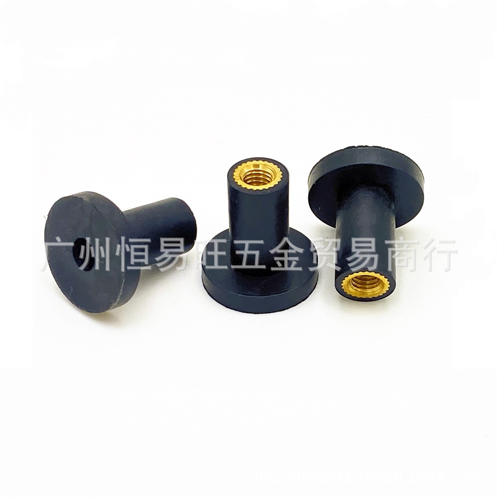 M5 extended motorcycle rubber expansion nut screw rubber rivet fastener modified windshield rubber nut