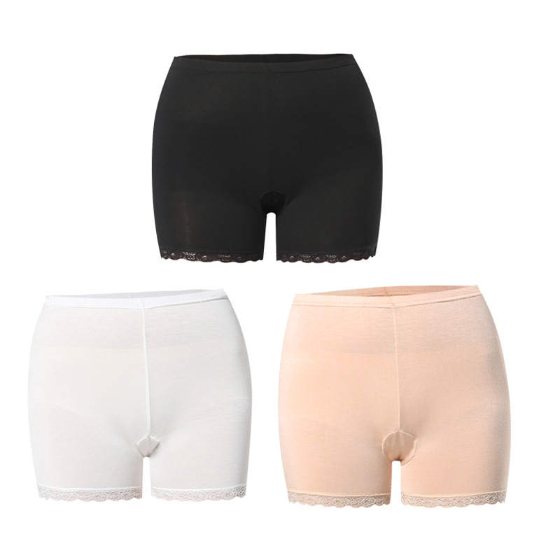 Summer thin ladies plus size modal safety pants cool anti-light bottoming can be worn outside insurance underwear wholesale