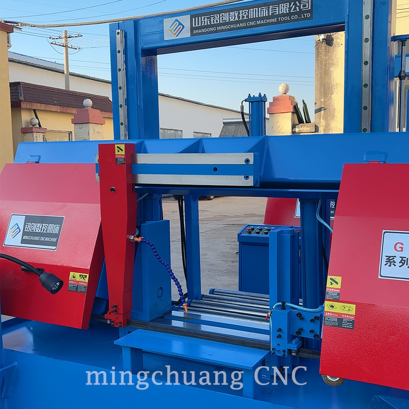 Gb4265 High-Efficiency Mold Steel Cutting Double-Column Gantry Band Saw Machine 650mm Semi-Automatic Horizontal Metal Saw