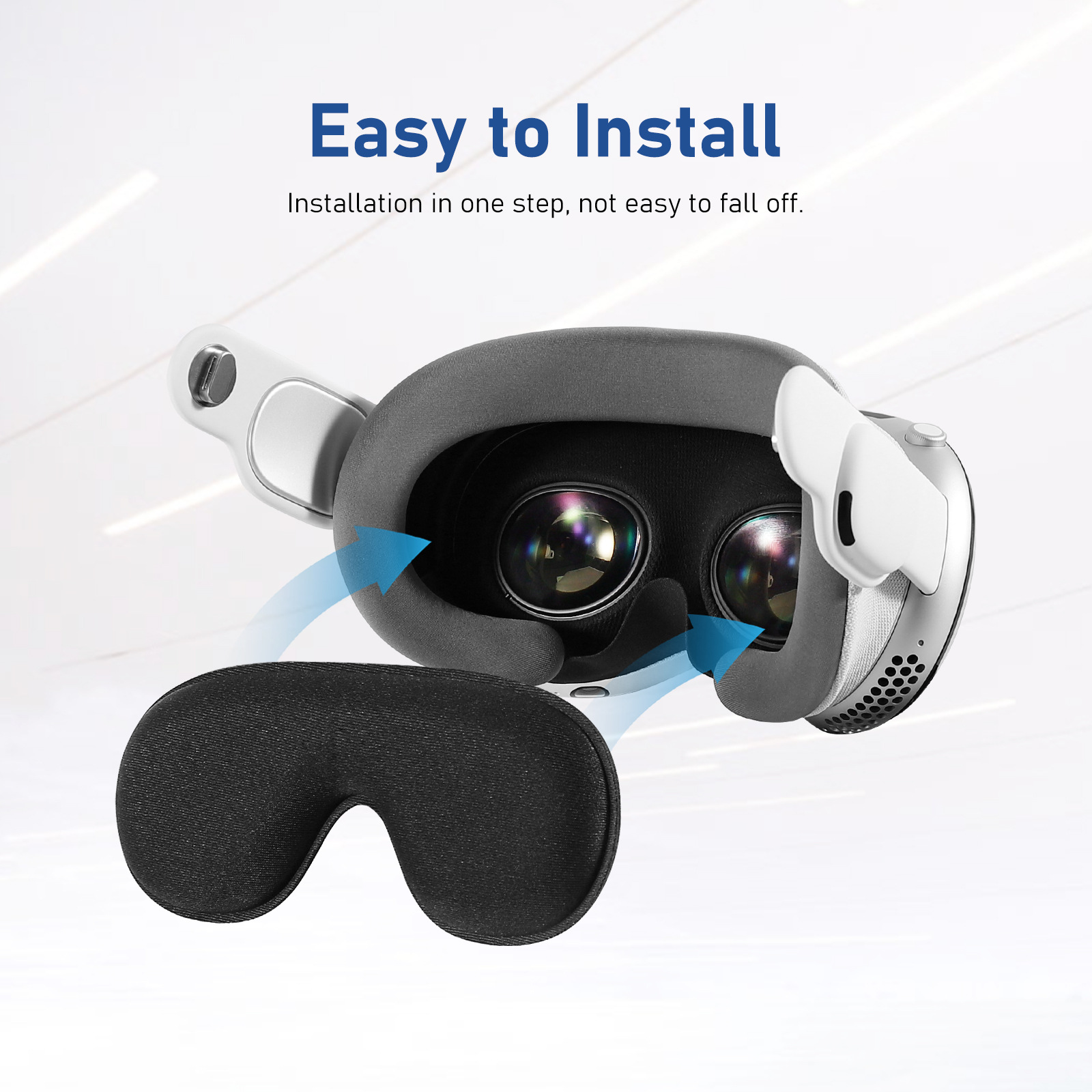 Suitable for meta quest3/3s protective cover anti-scratch anti-rub high elastic sponge pad vr lens protective cover