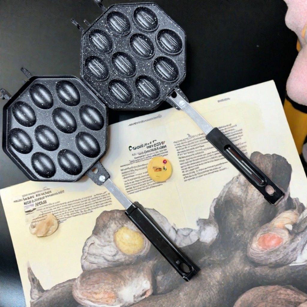 Антипригарная сковорода для вафель из яиц, коммерческая газовая машина для печенья