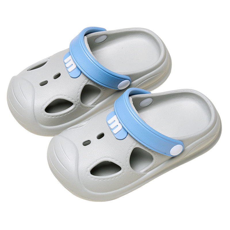 Happy Mary Children's Clogs Summer Boys' and Girls' Sandals Kids' Home Slippers Boys' Baby Slippers Summer