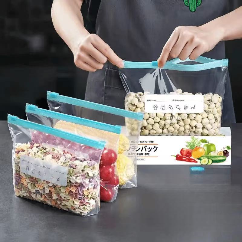 Утолщенный герметичный пакет для холодильника, специальный пакет с застежкой