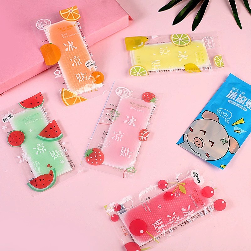 Cooling Patch, Summer Heat-Relieving Cooling Patch, Military Training Class Anti-Drowsiness Summer Mobile Phone Cooling Artifact Cooling Patch