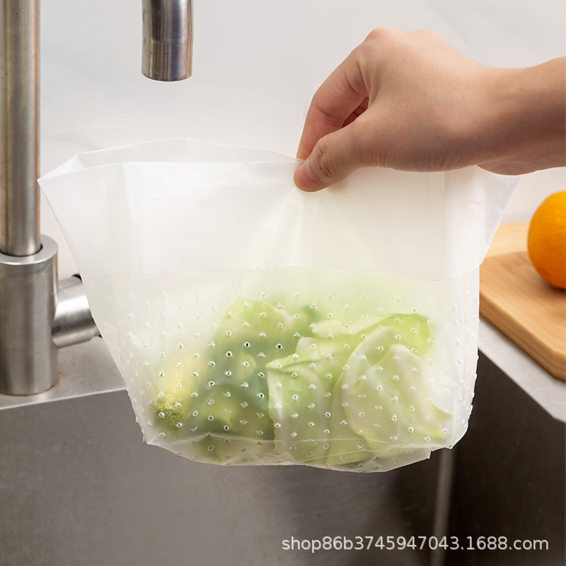 Self-Standing Drain Bag Garbage Bag Kitchen Sink Drain Bag Pool Water-Proof Drainage Vegetable Residue Cleaning Factory Direct Supply