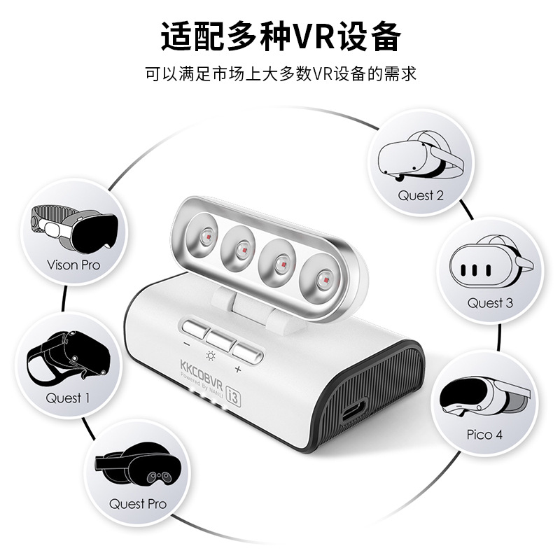 Kkcobvr I3 Is Suitable for Meta Quest3/3S Accessories Infrared Enhanced Fill Light Universal Vr Accessories