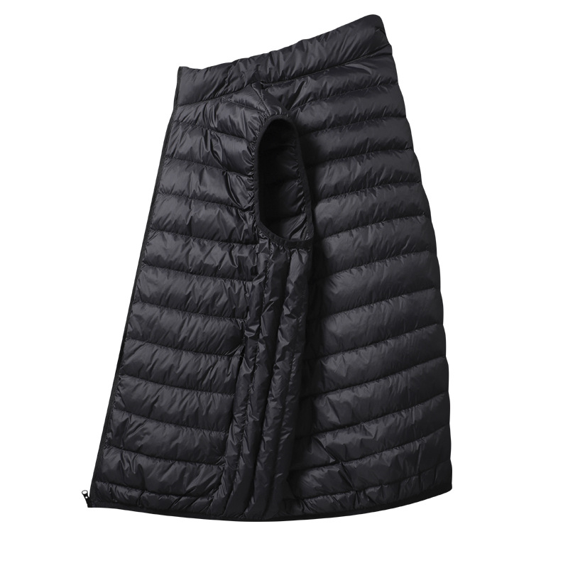 2023 lightweight down vest for men and women couple Winter new lightweight warm waistcoat thin vest for men