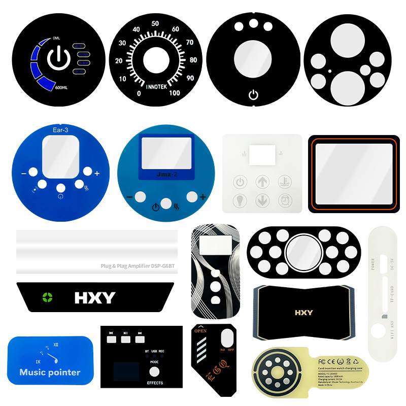 Acrylic Digital Display Screen Silk Screen Pc Lens Panel Plus Hard Pc Plastic Lens Acrylic Sign Anti-Scratch