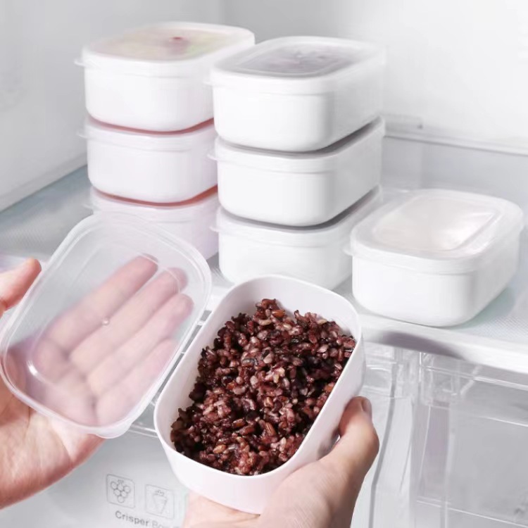 Brown rice sub-packaging frozen boxed multi-grain lunch box fat-reducing meal quantitative small lunch box crisper refrigerator storage box