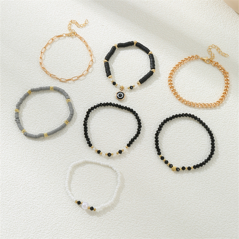 Cross-border Spring New Foot Simple Niche Sweet Style Love Butterfly Red Lips Pendant Children's Foot Chain Set