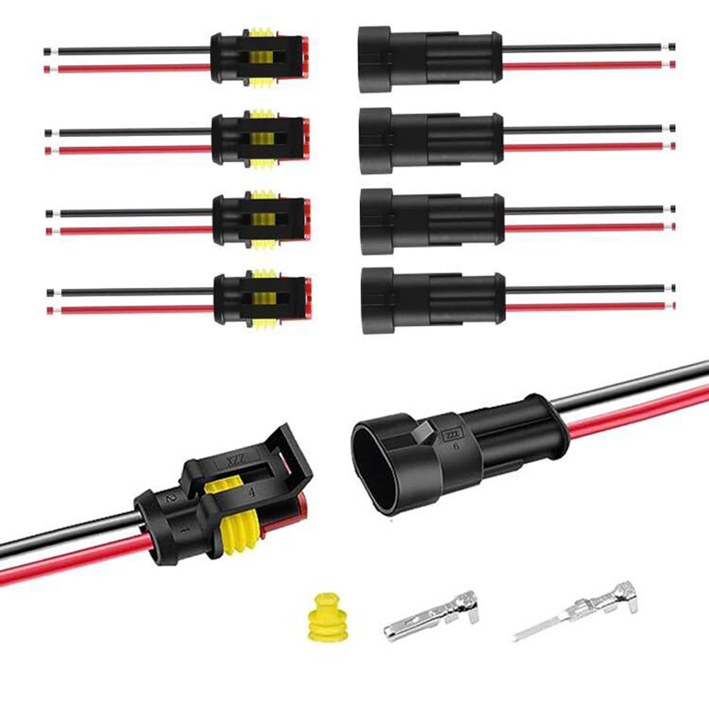 Spot Cross-Border Car Connector Amp Series 1P2P3P4P5P6P Male and Female Docking Connector Wiring Harness Plug Line