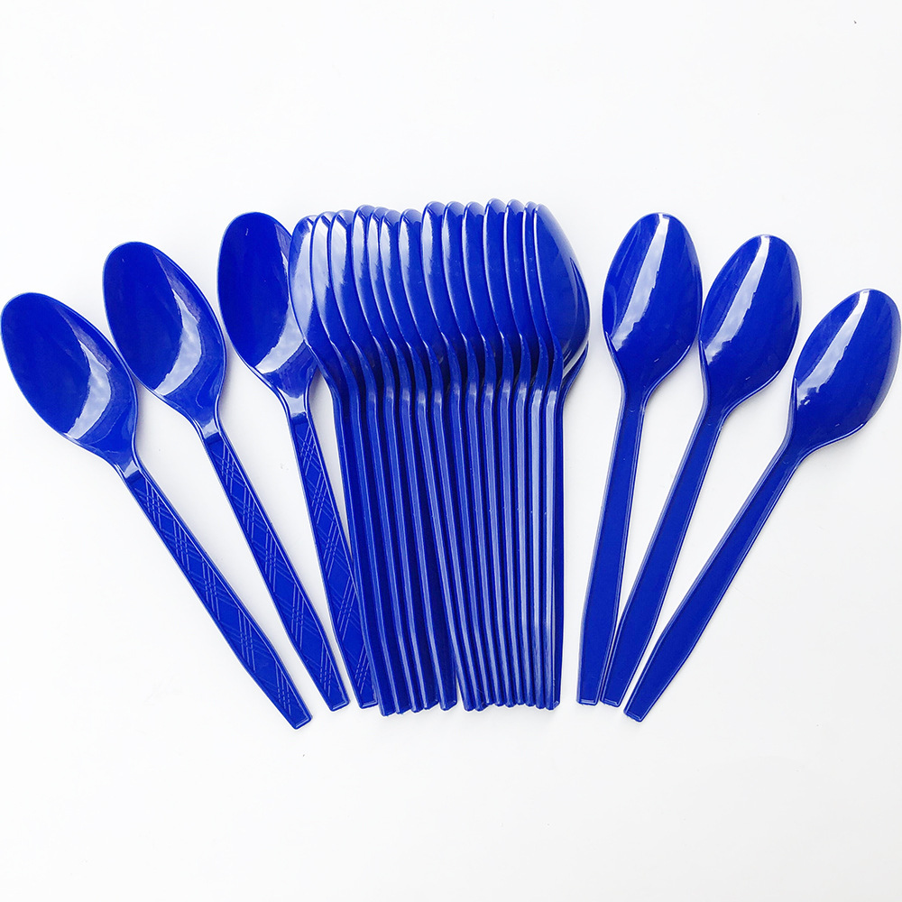 Disposable Cutlery, Forks, and Spoons for Takeout Packaging, Western-Style Plastic Dining Set Tableware