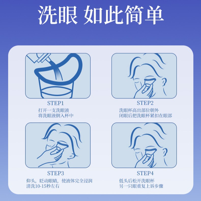 Eye Wash Odm Disposable Eye Wash Oem Customized Ergothioneine Eye Wash Oem Repair