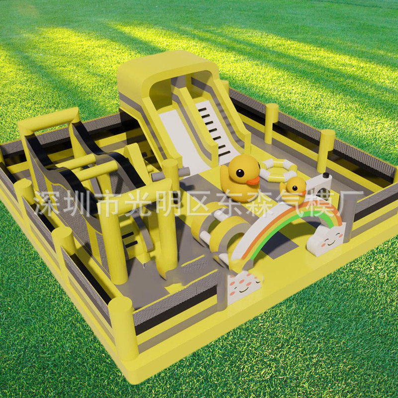 Square Mall playground equipment manufacturer large inflatable castle outdoor children naughty Castle adult land entrance