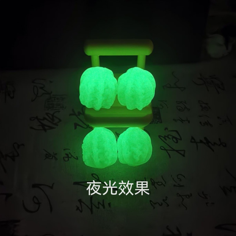 New Luminous Wen Play Walnut Plate Play Handball Color Change Amber Handlehold Elderly Fitness Ball Young Keyboard Hand Exercise