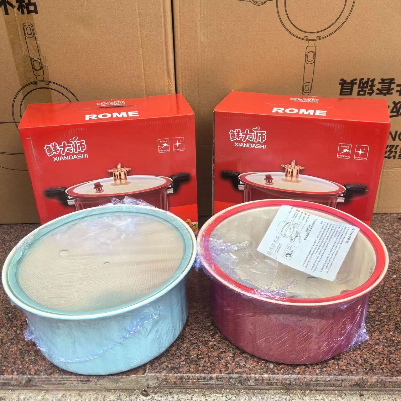 Fresh Master Roman Pot Household Micro-pressure Cooking Pot Large Capacity Non-stick Pot Multi-functional Stew Soup Pot for Gift Wholesale