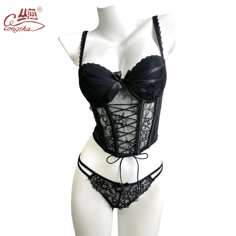 Французский стиль корсет Fishbone для маленькой груди, пуш-ап внутренний корсет, сексуальное нижнее белье жилет бюстгальтер
