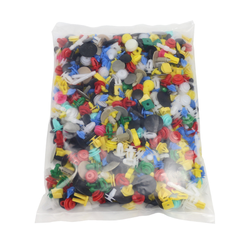 50/100/200/500/1000/1200 grain car mixed buckle plastic fastener clip clip clip mixed