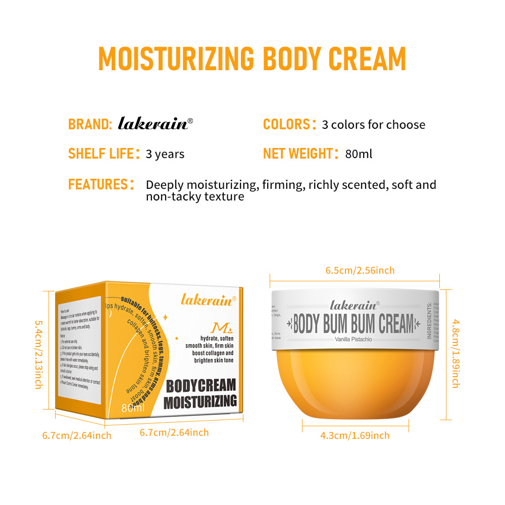 Cross-border exclusive for lakerain hip beauty cream moisturizing skin improving hip rough lines lifting and firming foreign trade