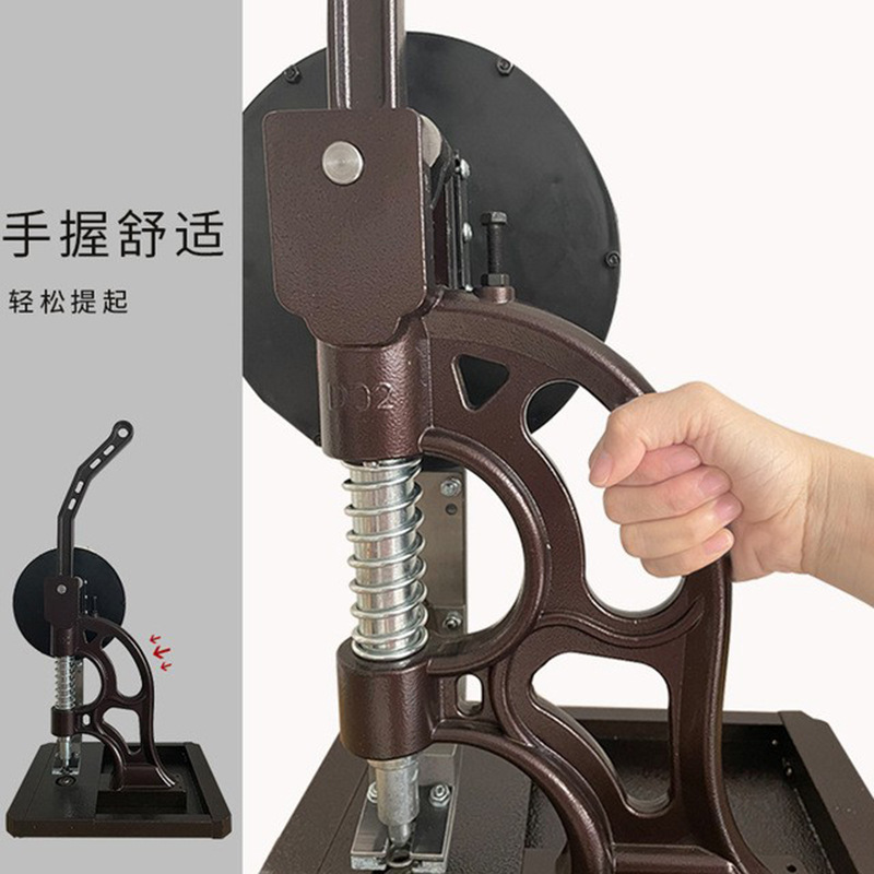 Jetcolor ring-free single-ring buttoning machine semi-automatic buttoning machine inkjet cloth tarpaulin buckle machine advertising cloth chicken eye machine