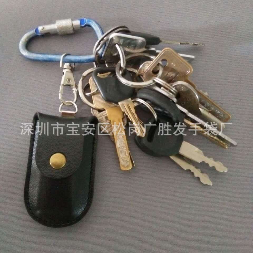Manufacturer Produces U Disk Leather Case Keychain Leather Case, Hangs on Keys, Can Be Hung on the Neck, Multi-Functional